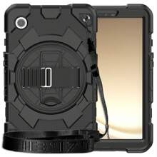 適用於TAB A9 (X110/X115)、A9 Plus 10.95英寸、S9 11英寸(X710/X716B/X718U)、S9 Plus 12.4 英寸(X810/X816/X818)平板電腦, 全面保護, 肩帶, 360度旋轉手提帶, 支架, 黑色 - 黑色 - 查看 7
