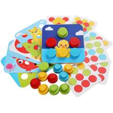 Giocattolo educativo in legno Montessori a forma di fungo colorato, puzzle numerico, gioco multifunzionale, regalo di compleanno per scuola, studenti, cartoleria, forniture scolastiche - Multicolore - Visualizzare 8