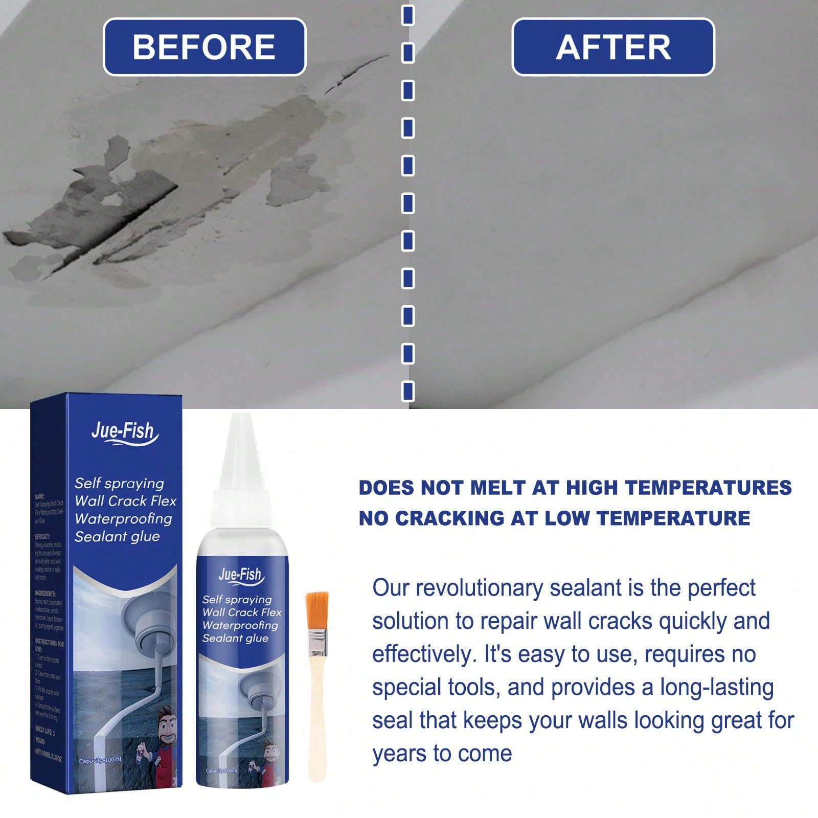 Flexible Waterproof Sealant, MultiFunctional Leakage Repair Glue For