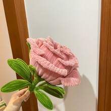 374 件白玫瑰花束制作管道清洁器工艺用品、花卉工艺套件、管道毛绒清洁器套装、手工制作 DIY 扭花棒花、雪尼尔茎玫瑰花束套件、母亲节 - 白玫瑰 - 查看 9