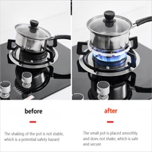 C-Shaped Pan Rack For Oil Splash, Milk Pot And Flat Pan - Silver - View 7