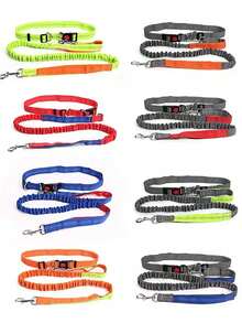 1 Miếng Đa dụng Đàn hồi Chống nổ Thú cưng Dây kéo Đối với Ngoài trời  chạy Và Đi dạo Chó - Nhiều màu - Xem 12