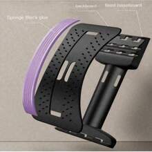 Spine Lumbar Support Cushion Pad, Back Stretcher, Multi-Level Lumbar & Back Massager, Adjustable Neck & Waist Exerciser, Waist Support Reliever For Neck, Back & Waist Gym Accessories