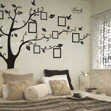 Photo Wall Memory Tree Decal Sticker For Home Living Room Decoration - Black - View 2
