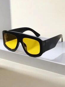 1 chiếc kính phi công thời trang cỡ lớn, dày dặn, cao cấp dành cho nam giới, thích hợp lái xe, đi xe máy, dự tiệc bãi biển. Phụ kiện kính râm phong cách đường phố, phù hợp với áo len, áo khoác, áo nỉ, áo hoodie, quần da và quần cargo cho kỳ nghỉ hè ở bãi biển, hoạt động ngoài trời và du lịch. - Nhiều màu - Xem 2