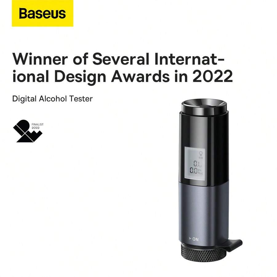 Automatic Tester Breathalyzer Rechargeable With LED Screen Display Non