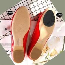 5Pairs Wear-Resistant Silent Self-Adhesive Non-Slip Patch Insoles - Black - View 4