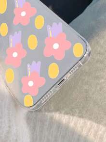 1入組極簡色彩繪畫tpu軟殼手機套,適用於iphone 15/15 Pro/15 Promax - 彩色 - 查看 5