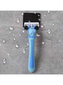 2pcs,Stylish And Convenient Bathroom Razor Holder - Keep Your Shaving Essentials Organized And Accessible - Black - View 4