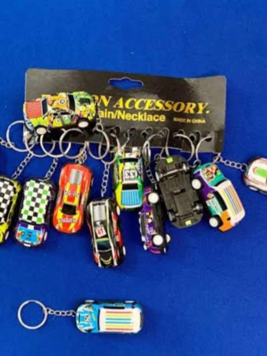 Llaveros de autos colección docena - Multicolor - Ver 1
