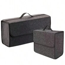 Organisateur De Sac De Voiture En Feutre Souple, Boîte De Rangement Pliante De Voiture, Organisateur De Coffre De Voiture Ignifuge Antidérapant Pour Civic Crv/focus Escape Et Autres Berlines/suv
