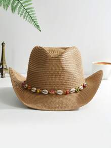 1 Miếng Không giới tính Màu hồng Tua Trang trí Boho Cô gái cao bồi Mũ Mũ Rơm Visor Nón cao bồi Mũ đi biển Cho bữa tiệc - Nhiều màu 5 - Xem 14