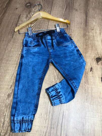 Calça Jeans menino masculino Jogger