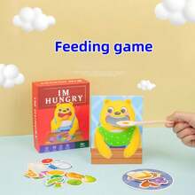 带有小熊设计的亲子模拟喂食游戏玩具，适用于早期教育和精细运动技能训练，包括勺子学校、学生、文具、学校用品、儿童踏脚石、早期教育玩具、学习塔、教育玩具、平衡板、Abc 教育 - 彩色 - 查看 3