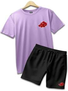 Men T-Shirts - 珊瑚橙 - 查看 1