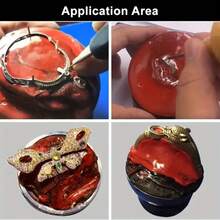 Hobbyworker Anti-Slip Sealing Wax Ball For Rings Wax Strip, Chisel Engraved Glue, Stone Setting Tools, Jewelry Micro-Inlaid, Gem Inlay, 12 Pcs Sealing Wax Strip For Jewelry Tools, 60 * 60mm Engraving Adhesive - Sealing Wax Ball-metal - View 2