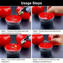 Hobbyworker Anti-Slip Sealing Wax Ball For Rings Wax Strip, Chisel Engraved Glue, Stone Setting Tools, Jewelry Micro-Inlaid, Gem Inlay, 12 Pcs Sealing Wax Strip For Jewelry Tools, 60 * 60mm Engraving Adhesive - Sealing Wax Ball-metal - View 3