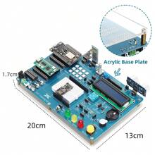 TSCINBUNY專業超輕ESP-32套件,適用於Arduino/Nano/ESP8266/RGB/ESP32全版本培訓編程入門電子套件,最暢銷的電子項目套件,附有手冊說明和代碼 - 杏色 - 查看 4