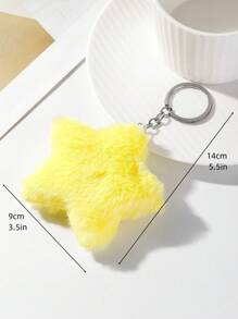 مفتاح جديد DIY يدوي وردي فاتح ناعم بشكل نجمة، قلادة نجمة خماسية زرقاء ناعمة لتزيين الحقيبة، مفتاح نجمة للأزواج، هدية صغيرة إبداعية لمناسبات الأعياد وإطلاق الأعمال التجارية، إكسسوارات السيارة، تميمة الحقيبة، إكسسوارات مدرسية جوث Y2K هالوين، أشرطة الحقيبة مع حامل بطاقة الهوية، إكسسوارات السيارة، تميمة الحقيبة