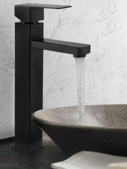 Inox Torneira banheiro Alavanca Moderna Abs Luxo 1/4 De Volta Cromo Premium Monocomando