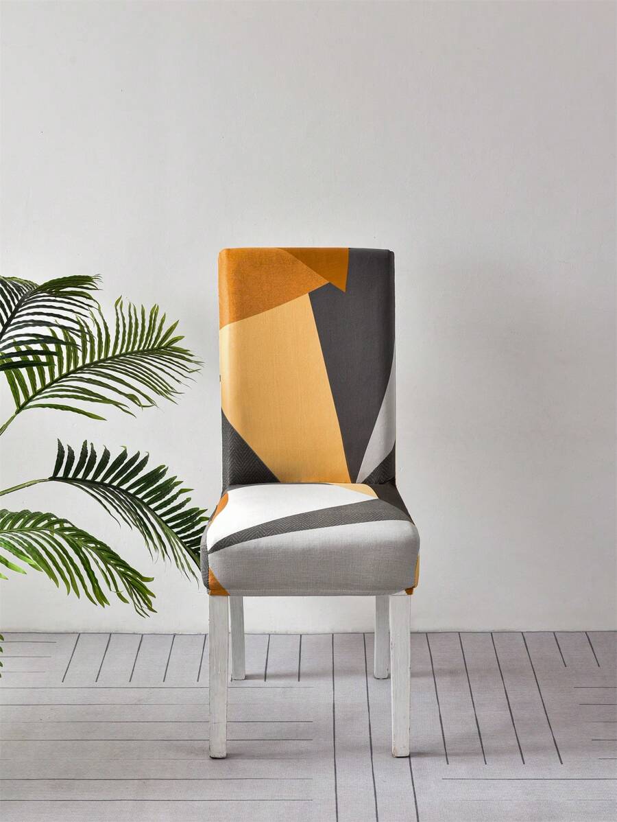 1入組/4入組/6入組/8入組牛奶絲彈性椅套,彈性椅套,全包圍式椅套,適用於各季節使用 - 彩色 - 查看 1