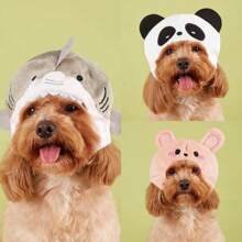 1 Pc Cross Dressing Hat Suitable For Small Cats And Dogs New Year Gift - Grey - View 1