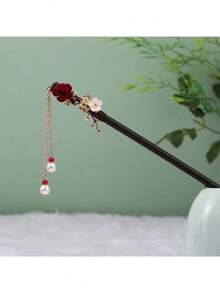 全新中式復古合金流蘇髮夾日常配戴cosplay髮飾 - 彩色 - 查看 6