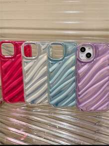 Ins風實色手機殼兼容 iPhone 15 11 14 13 12 Pro Xs Max XR X 7 8 6 Plus ，時尚多彩防摔手機殼，防震防摔保護手機背殼 - 紅色 - 查看 5