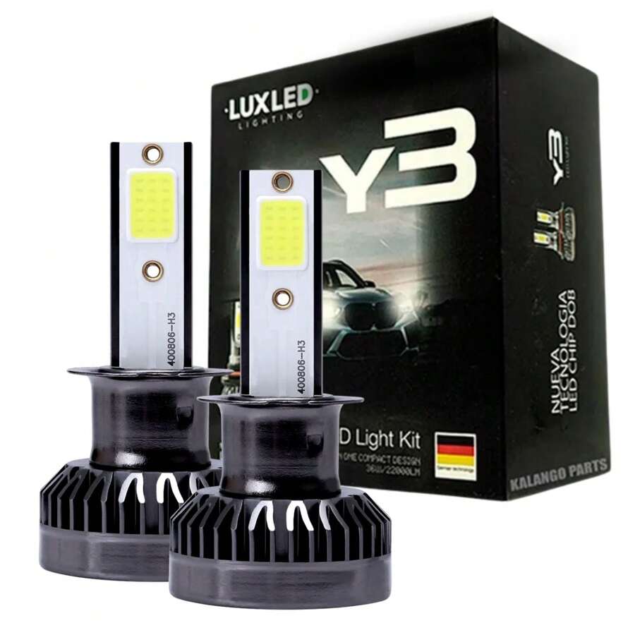 Kit Lampada Farol Ultra led Nano 22000 lumens Branca H4 H1 H7 H3 H11 Hb4 Par