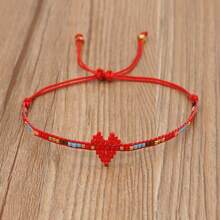 1PC 2024 Vòng tay trái tim 2024 Phụ nữ Bohemian Bileklik Vòng tay Trang sức Quà tặng cho cặp đôi - Nhiều màu - Xem 4