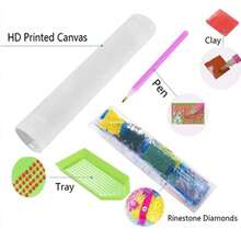 1 Miếng Inch 5D DIY Tranh kim cương , Hoa hướng dương Hoa , Giường đôi Hình vuông Kim cương Thêu Bộ , Thủ công Nhà  Trang trí - Nhiều màu - Xem 4