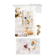 Lacquer+Dry Flower Stickers With A Wide Variety Of Patterns To Choose From, Each With 20 Pictures And 40 Pieces - Pink - View 4