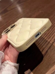 經典復古外殼，適用於iPhone 15 11 14 13 12 Pro Xs Max簡約純色柔軟TPU手機套，手機殼防震保護後蓋 - 卡其色 - 查看 8