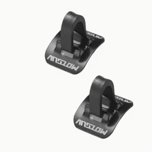 VXM 2pcs Mountain Bike Cable Tube Housing Fixed Holders, Brake & Shifting Cable Wire Receiver Clamp, Line Guide - Black - View 1