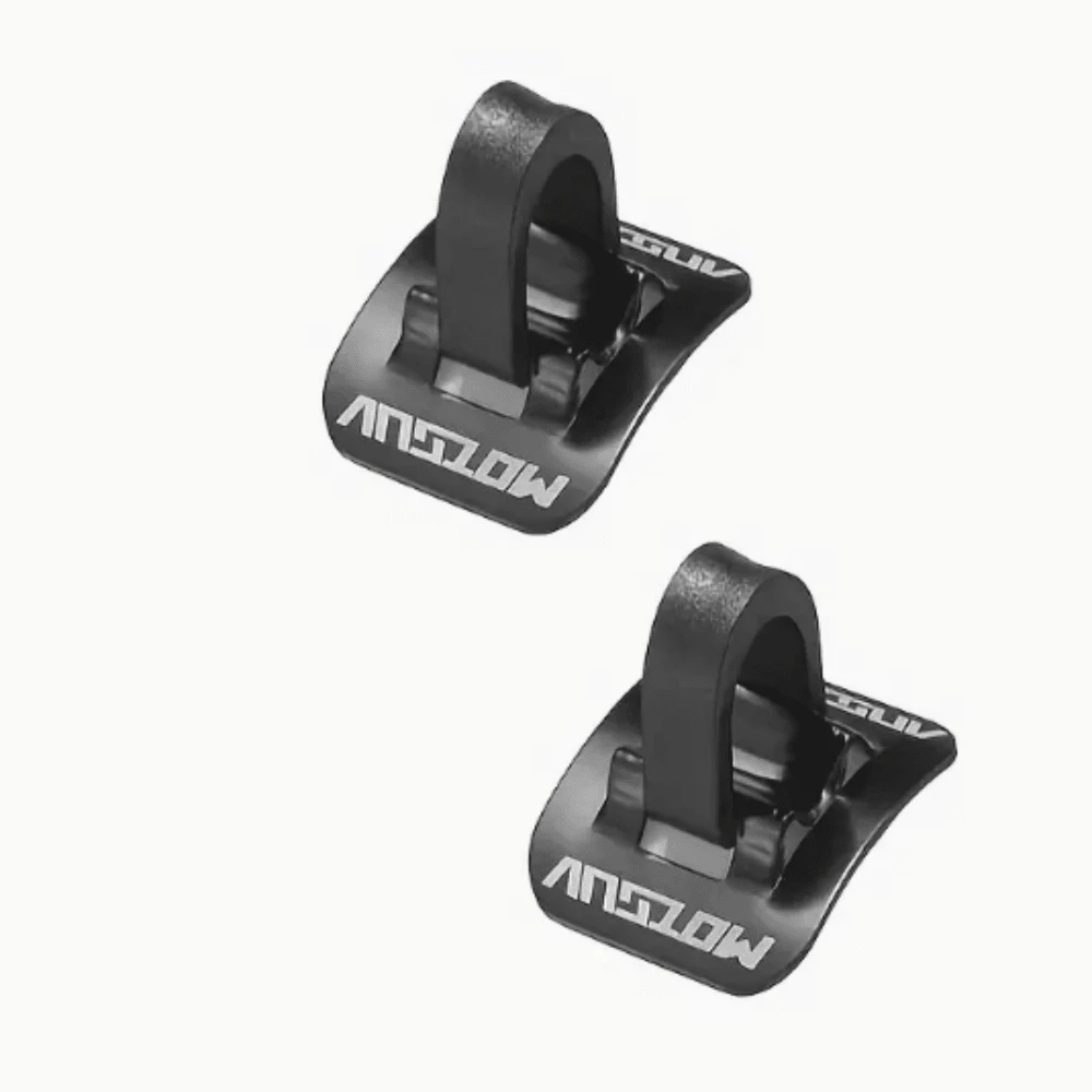 VXM 2pcs Mountain Bike Cable Tube Housing Fixed Holders, Brake & Shifting Cable Wire Receiver Clamp, Line Guide - Black - View 1