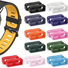 5 Pcs Watch Strap Loops, Silicone 18mm 20mm 22mm Watch Strap Watch Band Black Rubber Watch Loop, Strap Holder Strap Retainer Various Sizes Fittings For Watch Strap - 20MM*5PCS - View 14