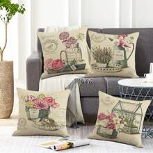 4入組斯堪地那維亞時尚裝飾靠墊套,沙發床椅室外坐墊罩,適用於沙發、床、椅子 - 彩色 - 查看 3