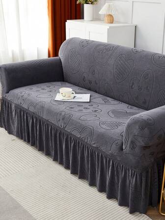 1 件套印花彈性裙沙發套客廳家用防滑沙發保護套