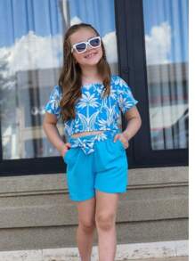 Young Girls Sets - Màu xanh lam - Xem 2