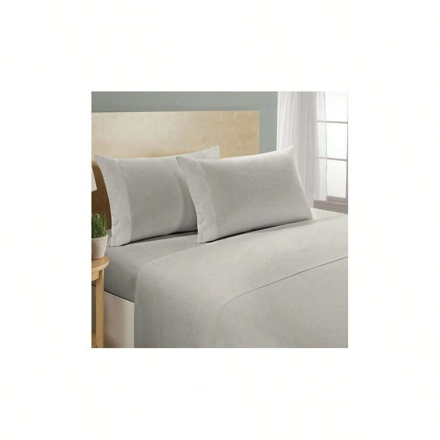 Juegos de sábanas con fundas de almohada - Gris - Ver 1