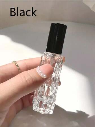 Crystal Clear Empty Spray Bottles 0.34oz Mini Refillable Glass Fine Mist Perfume Spray Bottle With Cap Cosmetic Fragrance Aromatherapy Makeup Water Storage Holder Container DIY Beauty Tool Travel Essentials Travel Essentials Travel Organizer For Beach Summer Vacation Back To School School Supplies Holiday Camping Holiday Essentials Accessories Perfume For Women Perfume For Men