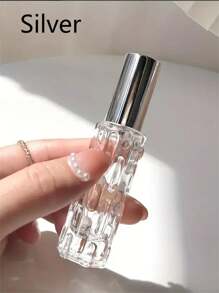 Crystal Clear Empty Spray Bottles 0.34oz Mini Refillable Glass Fine Mist Perfume Spray Bottle With Cap Cosmetic Fragrance Aromatherapy Makeup Water Storage Holder Container DIY Beauty Tool Travel Essentials Travel Essentials Travel Organizer For Beach Summer Vacation Back To School School Supplies Holiday Camping Holiday Essentials Accessories Perfume For Women Perfume For Men - Multicolor - View 10