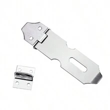 1pc Stainless Steel Lock Buckle For Door, Window, Drawer, Showcase, Padlock, Hardware Accessory With Password Function