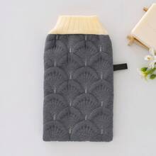 1 Miếng Găng tay tắm tẩy tế bào chết Với Vẩy cá Thiết kế , Dày lên Và , Mát xa Và Chải Trở lại Tắm rửa - Hồng - Xem 4