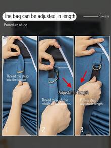 1入組貼式home密閉門用遮光簾,私隱保護、防熱隔熱、適用於露台、法式門、前門、側光簾捆扎式遮陽罩,易於安裝 - 藏蓝色 - 查看 4