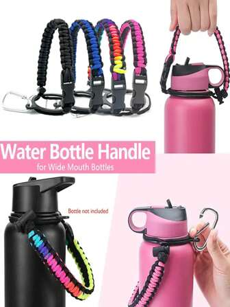 1pc Cup Rope For Water Bottle, Bottle Lanyard - Perfect For Outdoor Camping And Hiking, Supports Weight Up To 12 Ounces - 64 Ounces Back To School