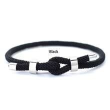 diffone Pulseira de fio vermelho da sorte para homens e mulheres, pulseira de corrente com cordão ajustável de aço inoxidável Roja De Proteccion