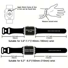 1 Miếng Đầy sao Trắng & Màu hồng Thoáng khí Bện Thể thao Watch Band  , Tương thích với Apple Watch Ban nhạc 38/40/41/42/44/45/49mm , Tương thích với Apple Watch Loạt Ultra/9/8/7/6/5/4/3/2/1/se - Hồng - Xem 6