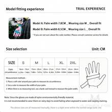 ALPINES FOX 新款夏季透气摩托车手套 男士自行车触屏女士手套 越野摩托车骑行手套 - 馬卡龍色 - 查看 9