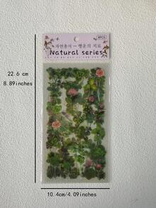 Fresh Plant-Themed Stickers For Decorating Notebook And Scrapbook - Multicolor - View 4
